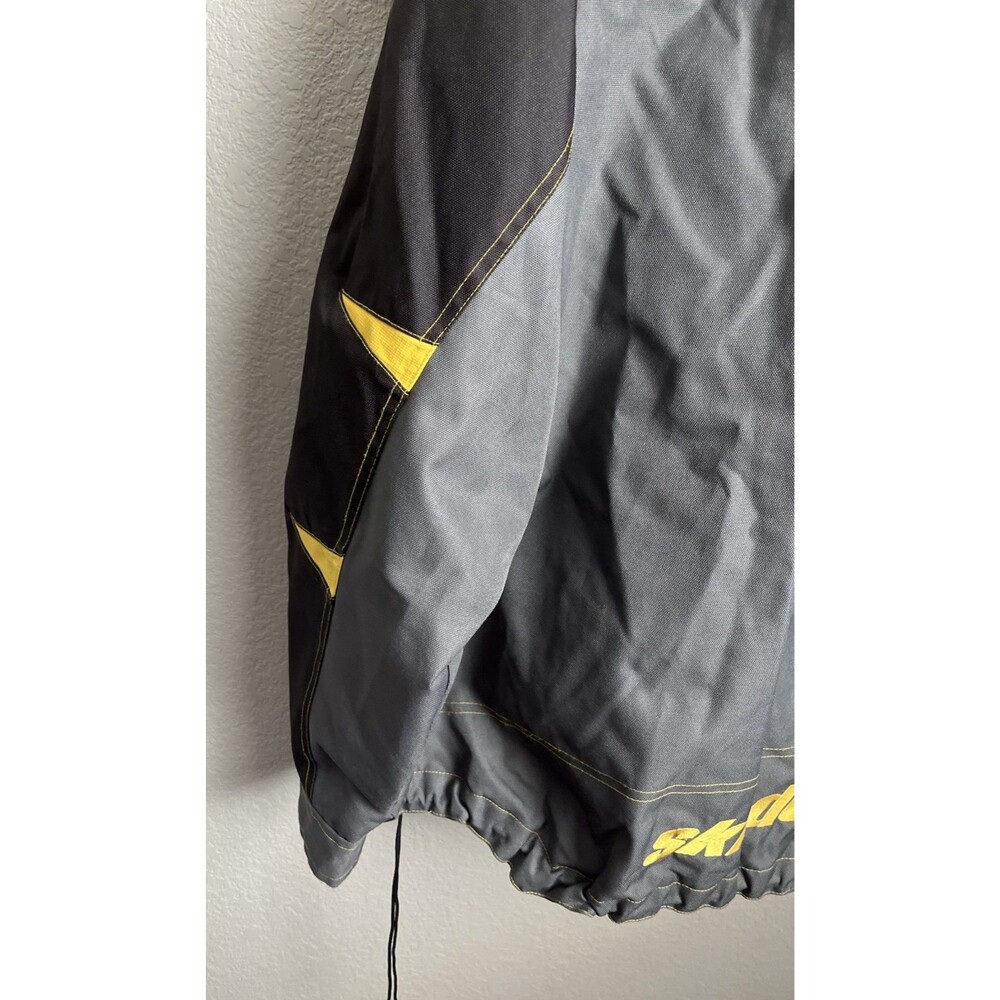 Vintage Ski-Doo Team Bombardier Men's L Jacket Black/Gray - Picture 9 of 12